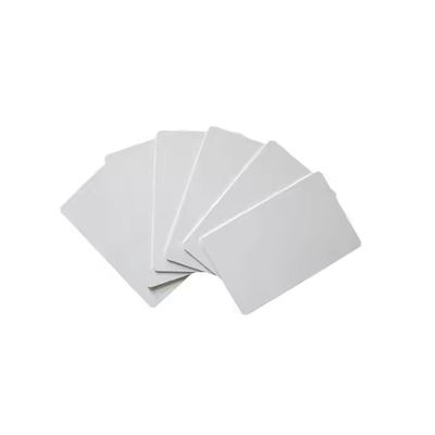 Купить 13.56Mhz 85.5*54mm Печатная пластиковая RFID карта Белая пустая самостоятельная струйная печать online manufacture