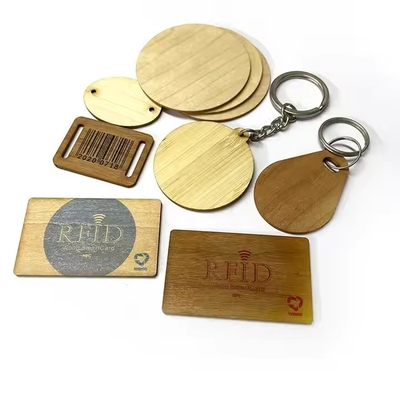 Купить Водонепроницаемый деревянный NFC RFID тег Ntag 213 215 RFID деревянный багажный тег online manufacture