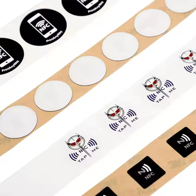 Купить Противоморозный 13,56 МГц ПВХ RFID наклейка тег NFC платежный тег Протокол ISO14443A online manufacture