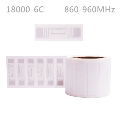 Долгое расстояние ISO 18000-6c UHF RFID Inlay Label Управление активами RFID теги