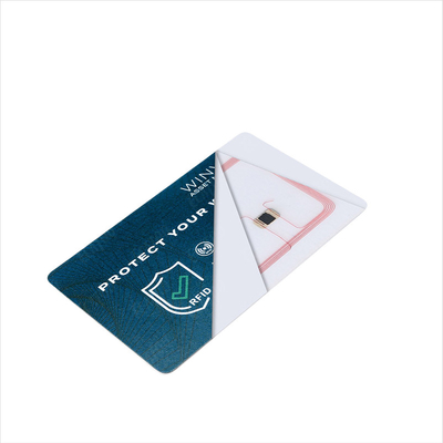 Противоугонный бесконтактный RFID щит карты кредитный защитник пользовательская RFID блокирующая карта